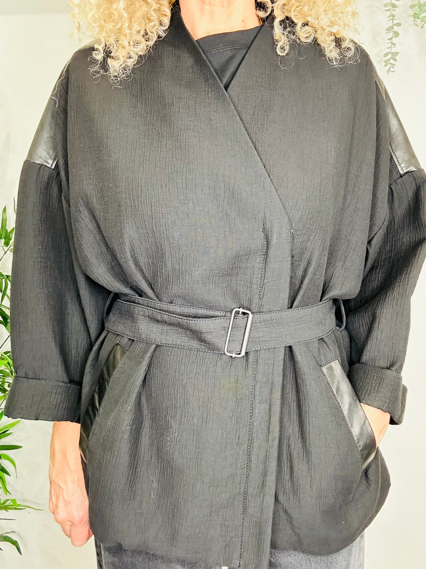 Belted Jacket - Size M