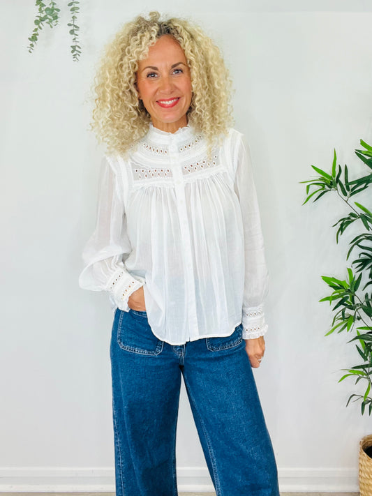 Embroidered Shirt - Size 2