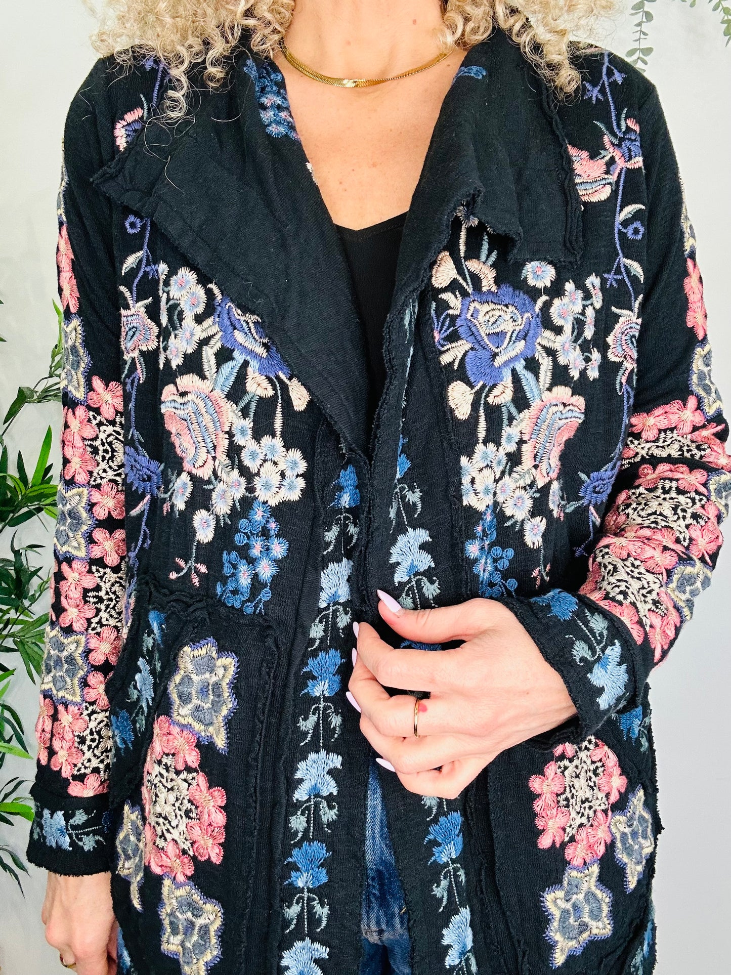 Embroidered Cotton Jacket - Size S