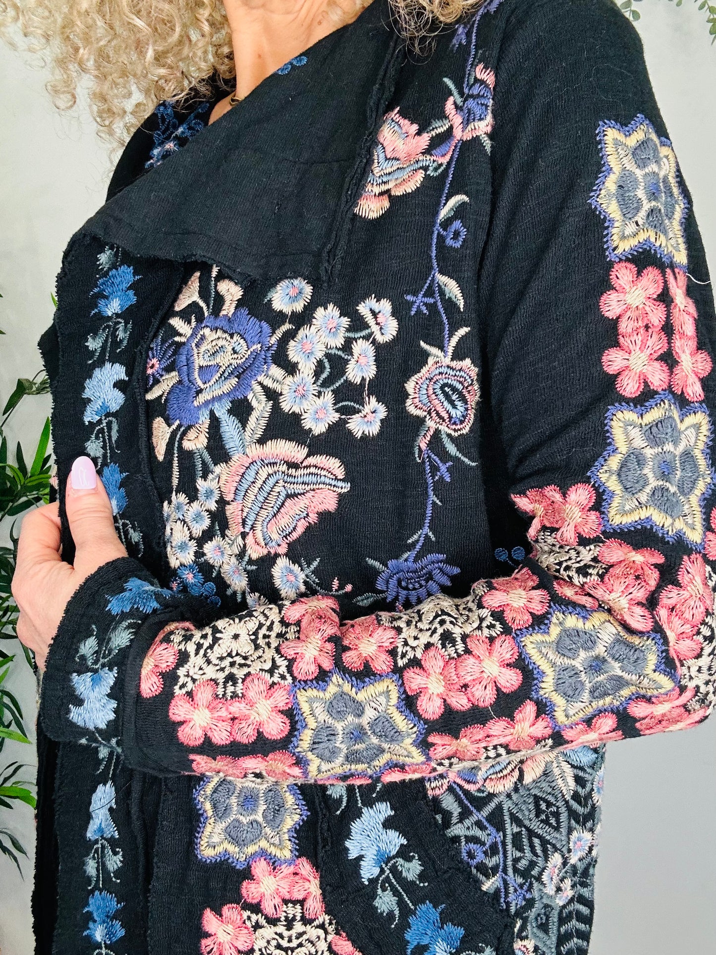Embroidered Cotton Jacket - Size S