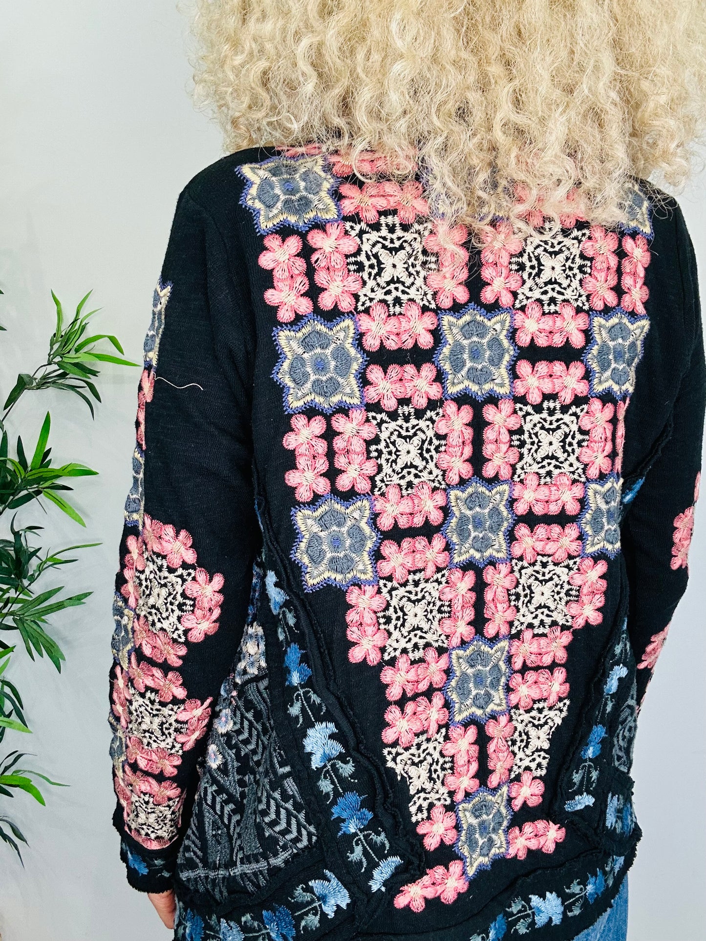 Embroidered Cotton Jacket - Size S
