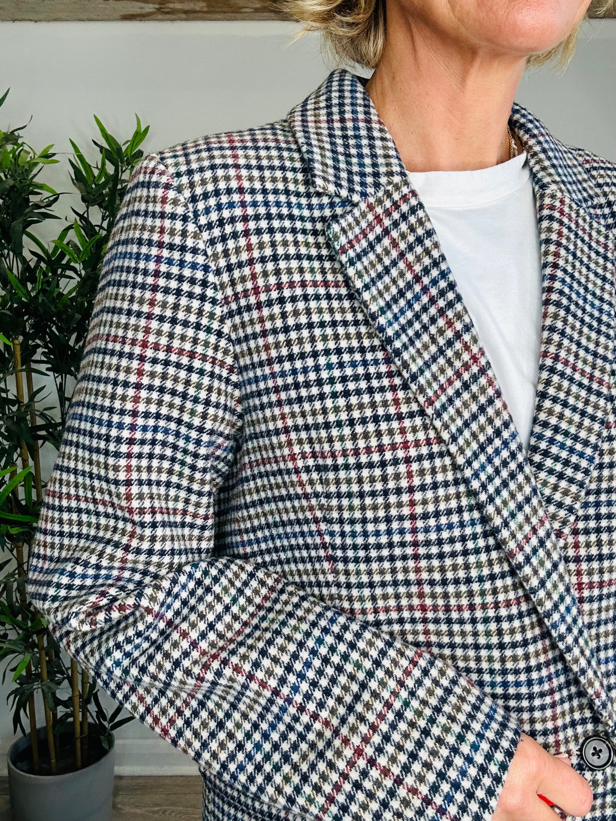 Jac Check Blazer - Size L