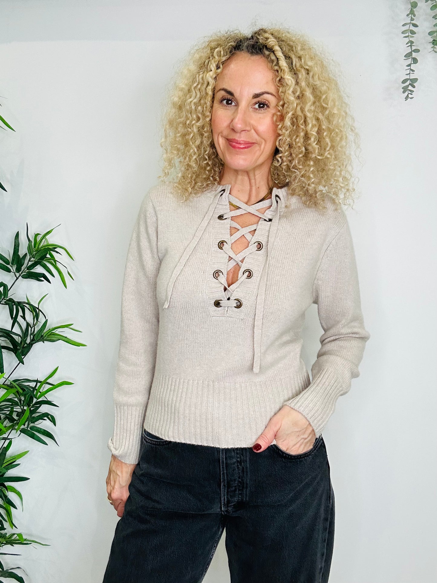 Lace-up Jumper - Size 2