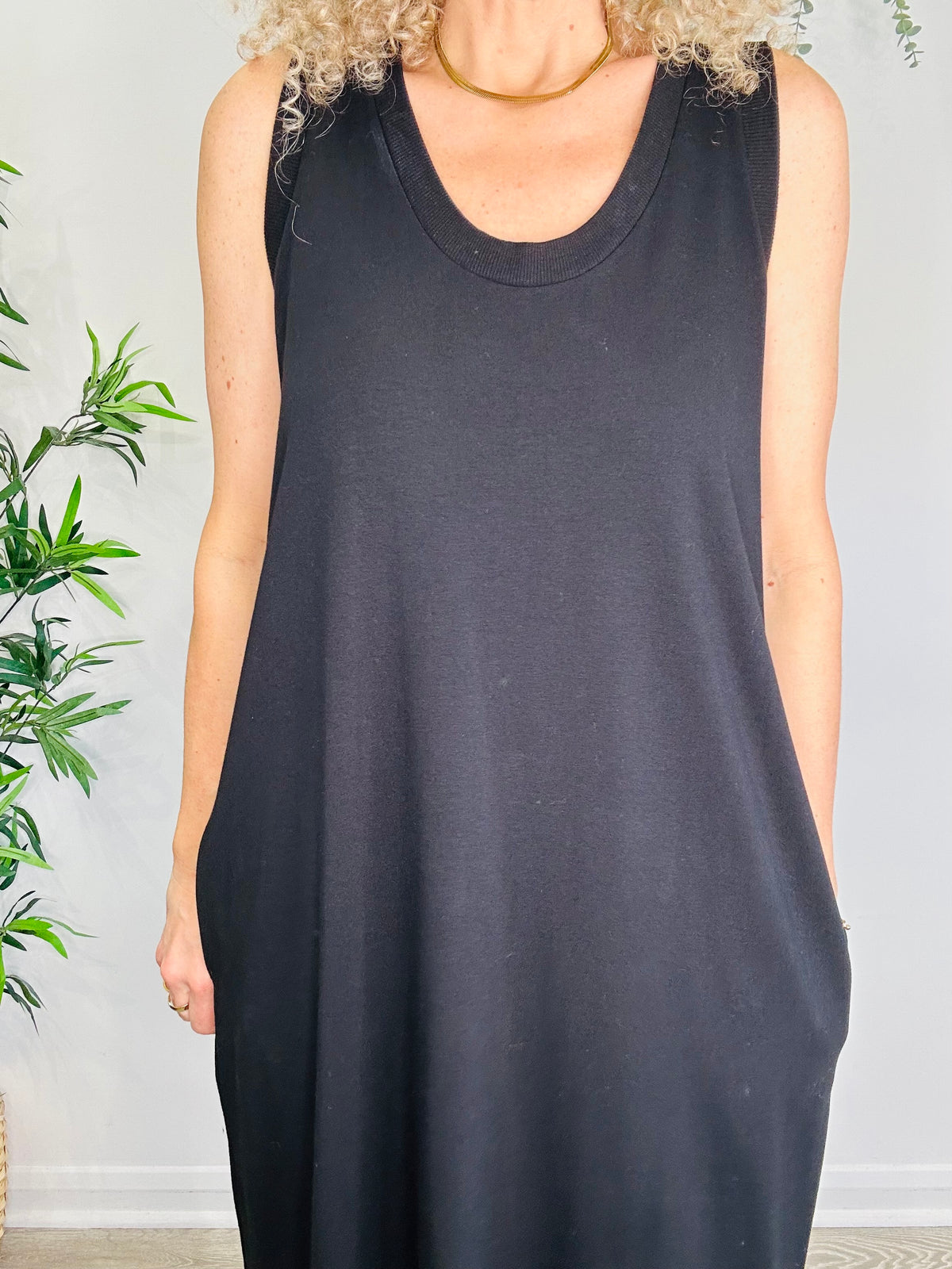 Jersey Maxi Dress - Size L