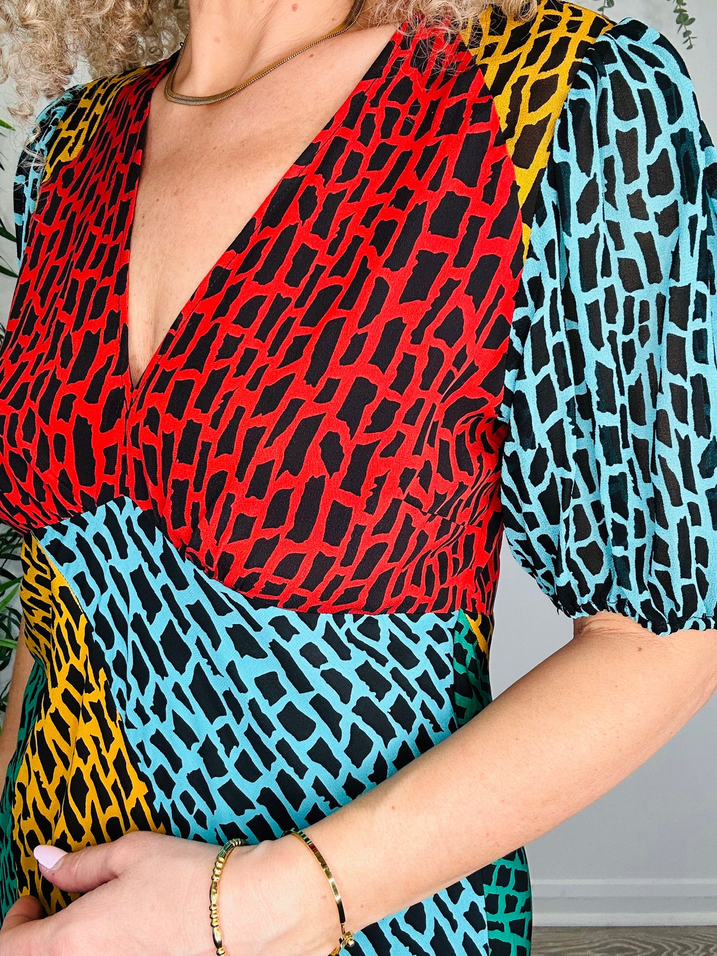 Amber Silk Dress - Size L