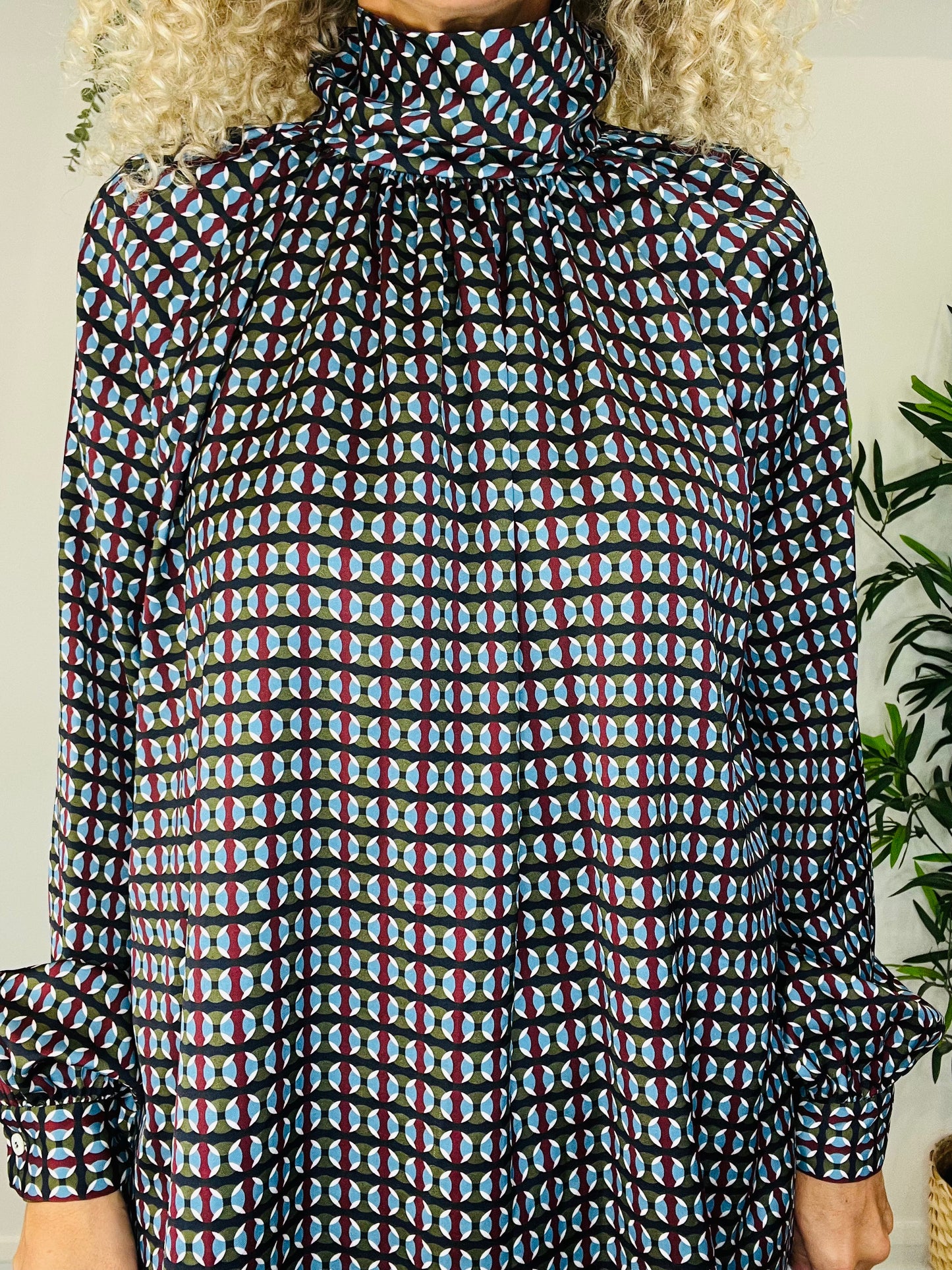 Patterned Blouse - Size 42