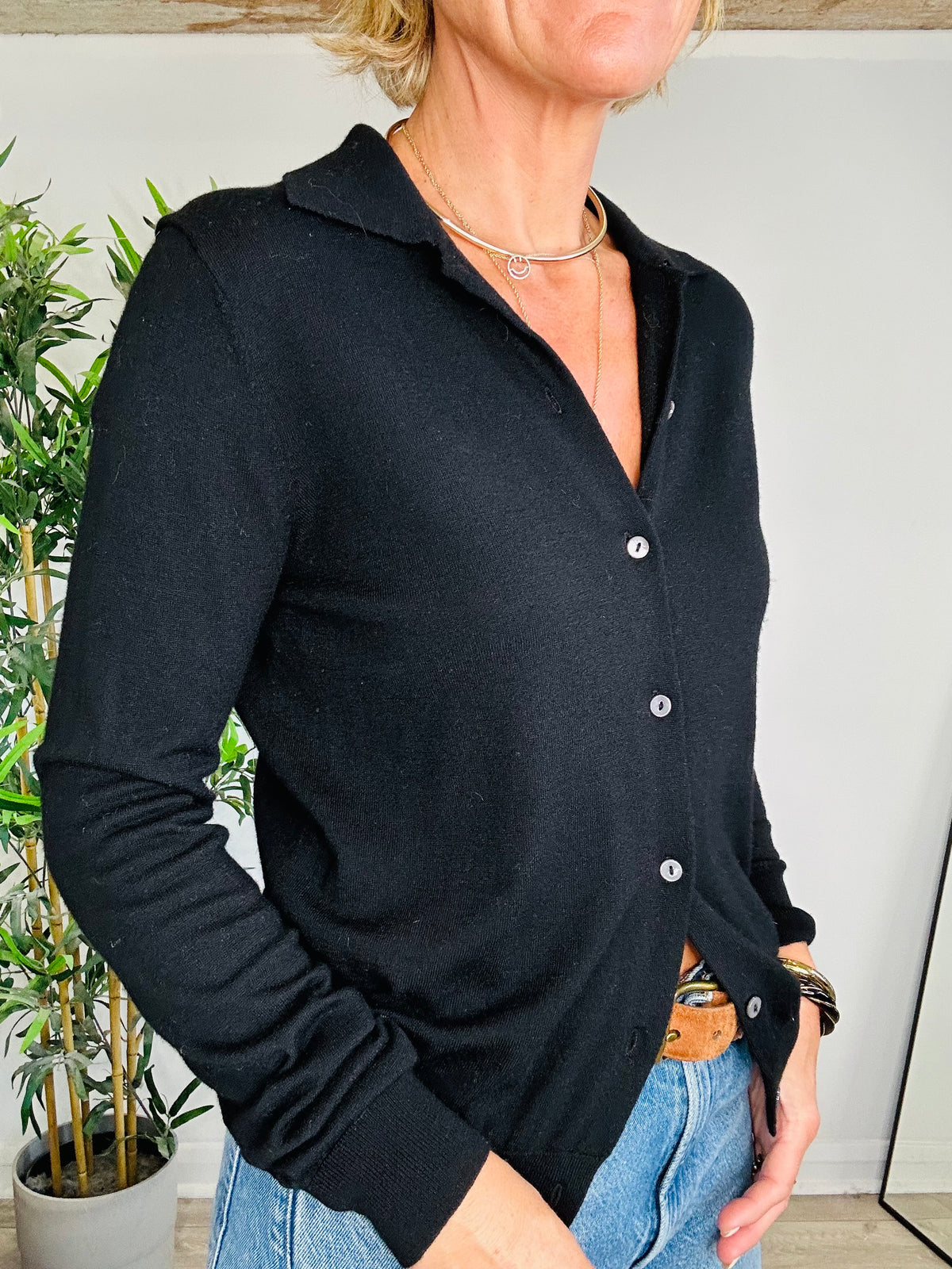 Wool Cardigan - Size S