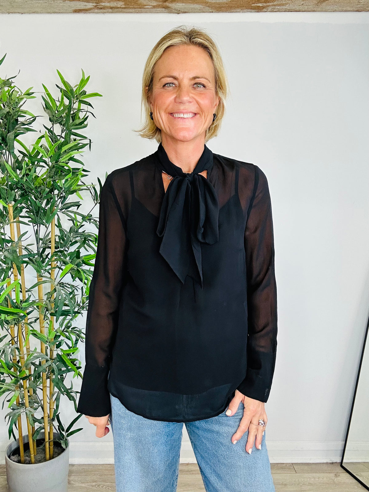 Silk Blouse - Size 36
