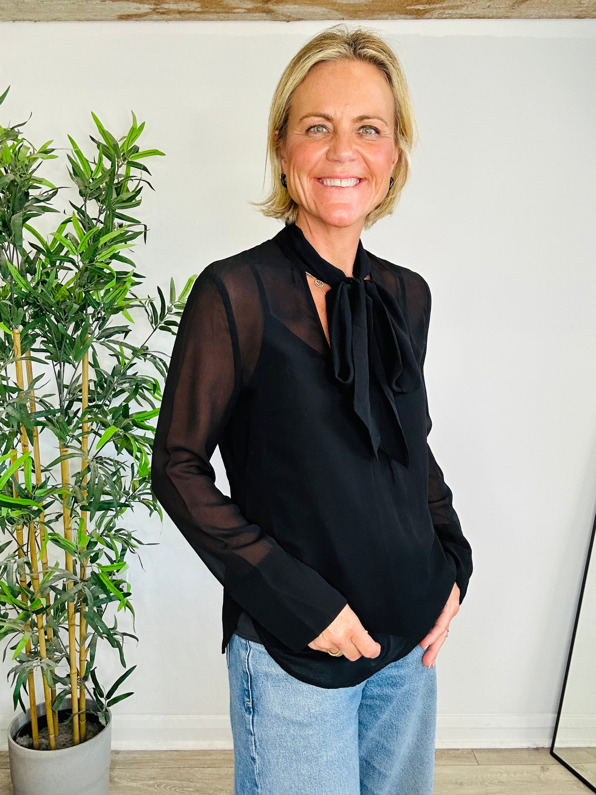 Silk Blouse - Size 36
