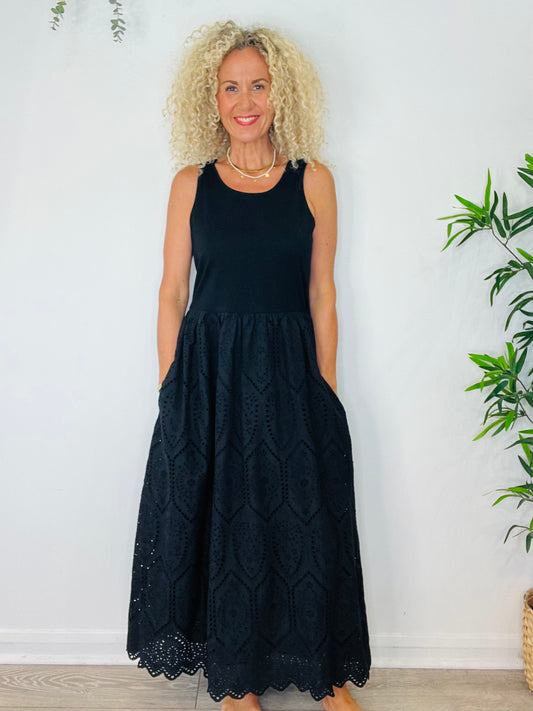 Sleeveless Maxi Dress - Size L