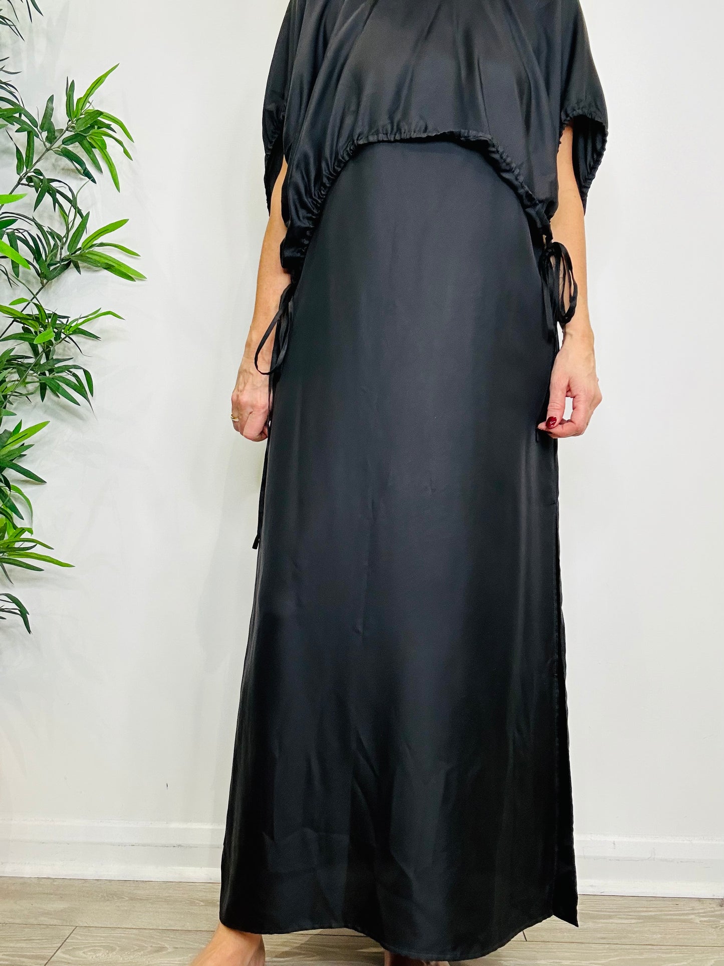 Silk Maxi Dress - Size 12