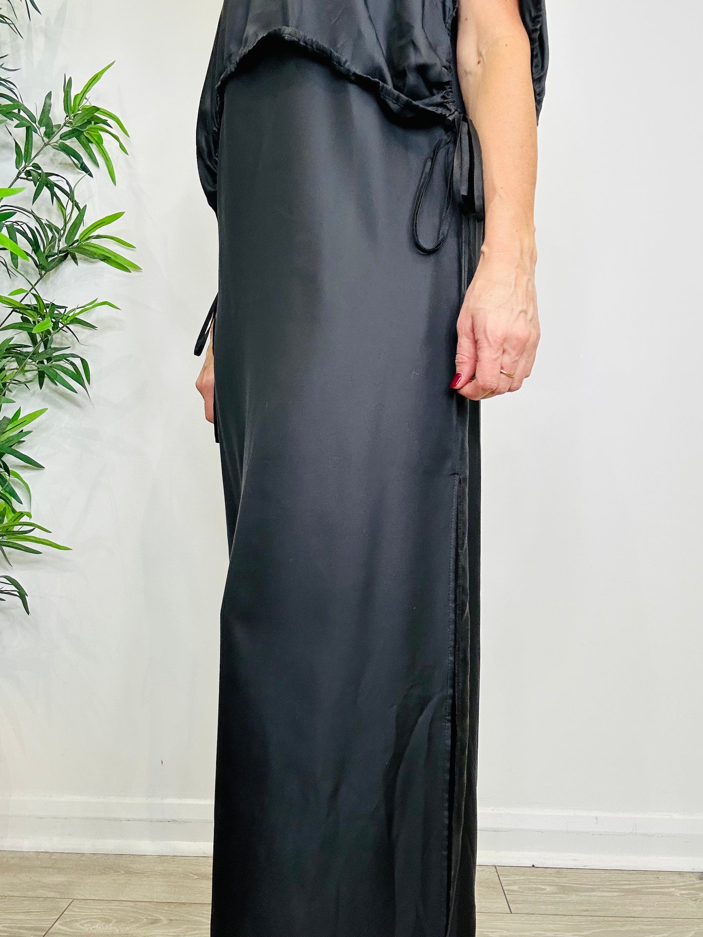 Silk Maxi Dress - Size 12