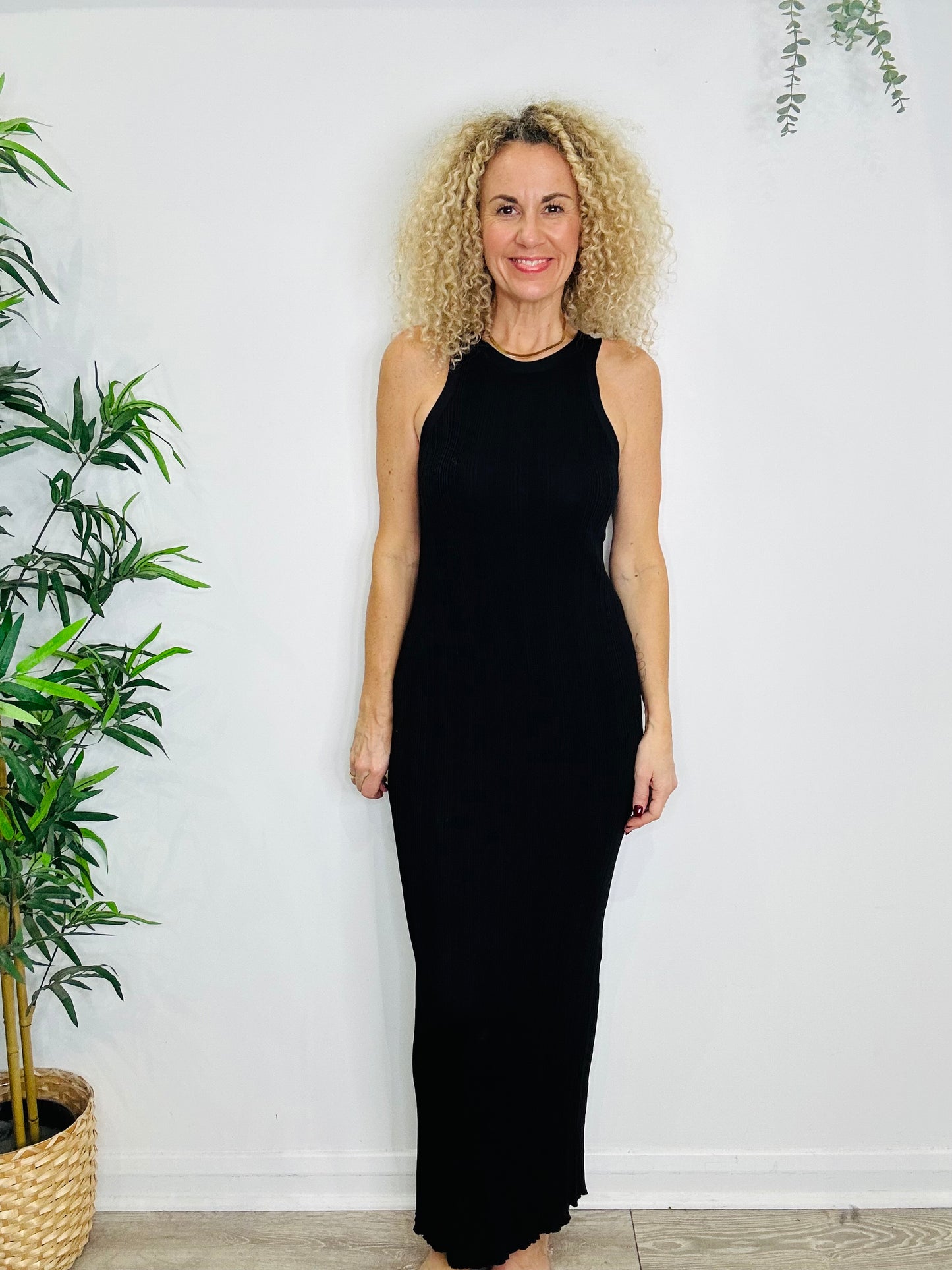 Ribbed Tank Dress - Size L