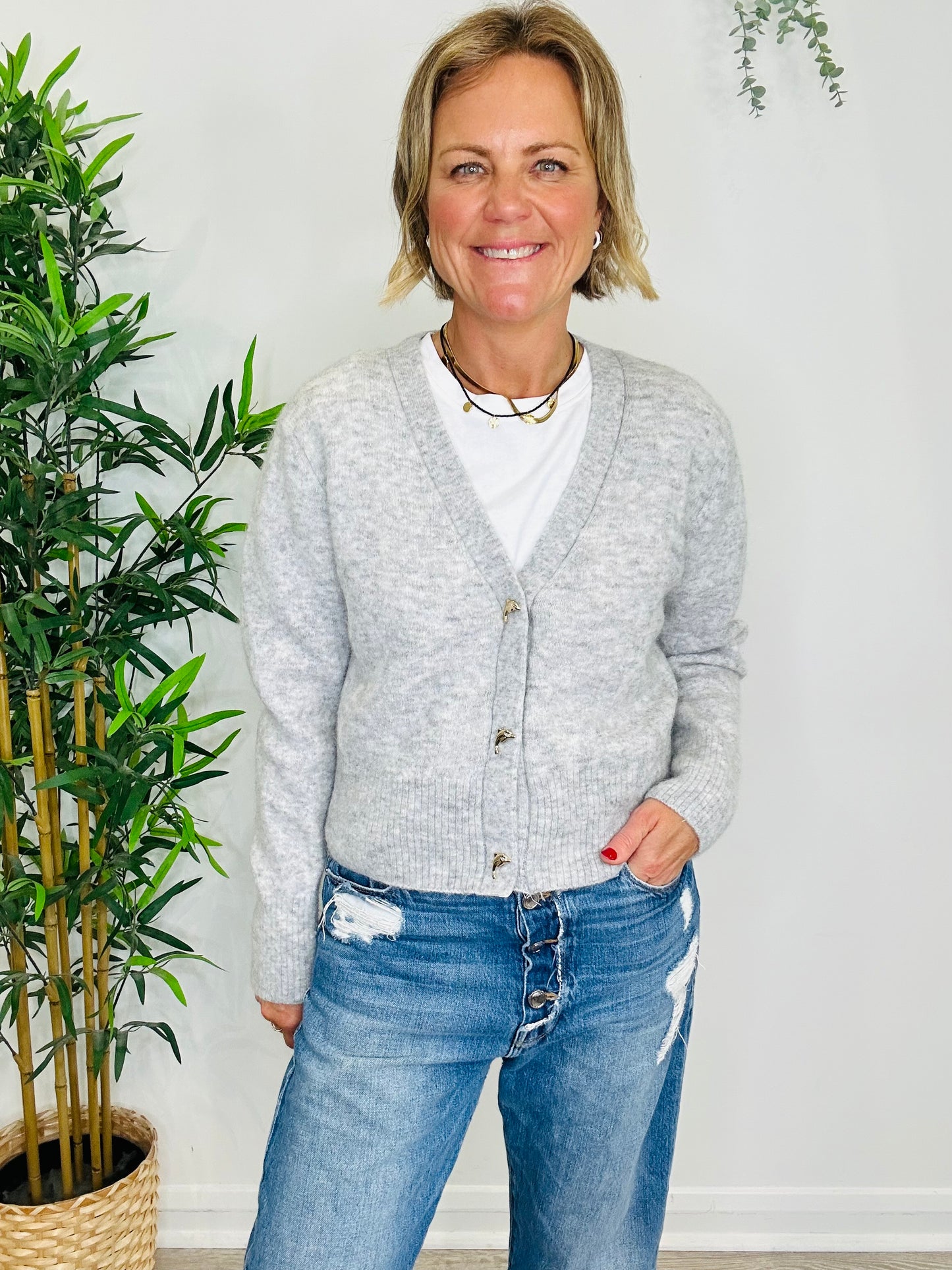 Wool Cardigan - Size M