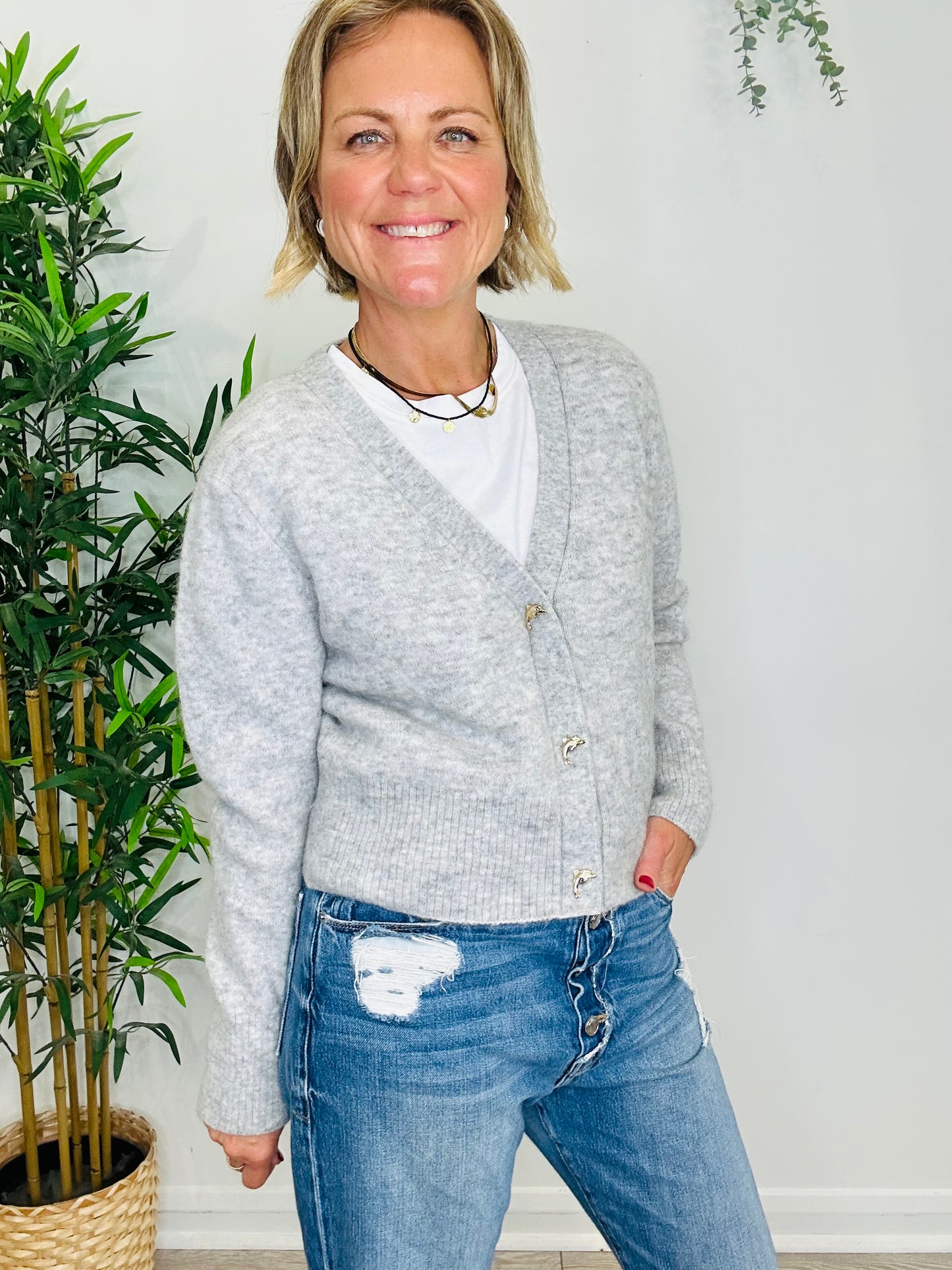 Wool Cardigan - Size M