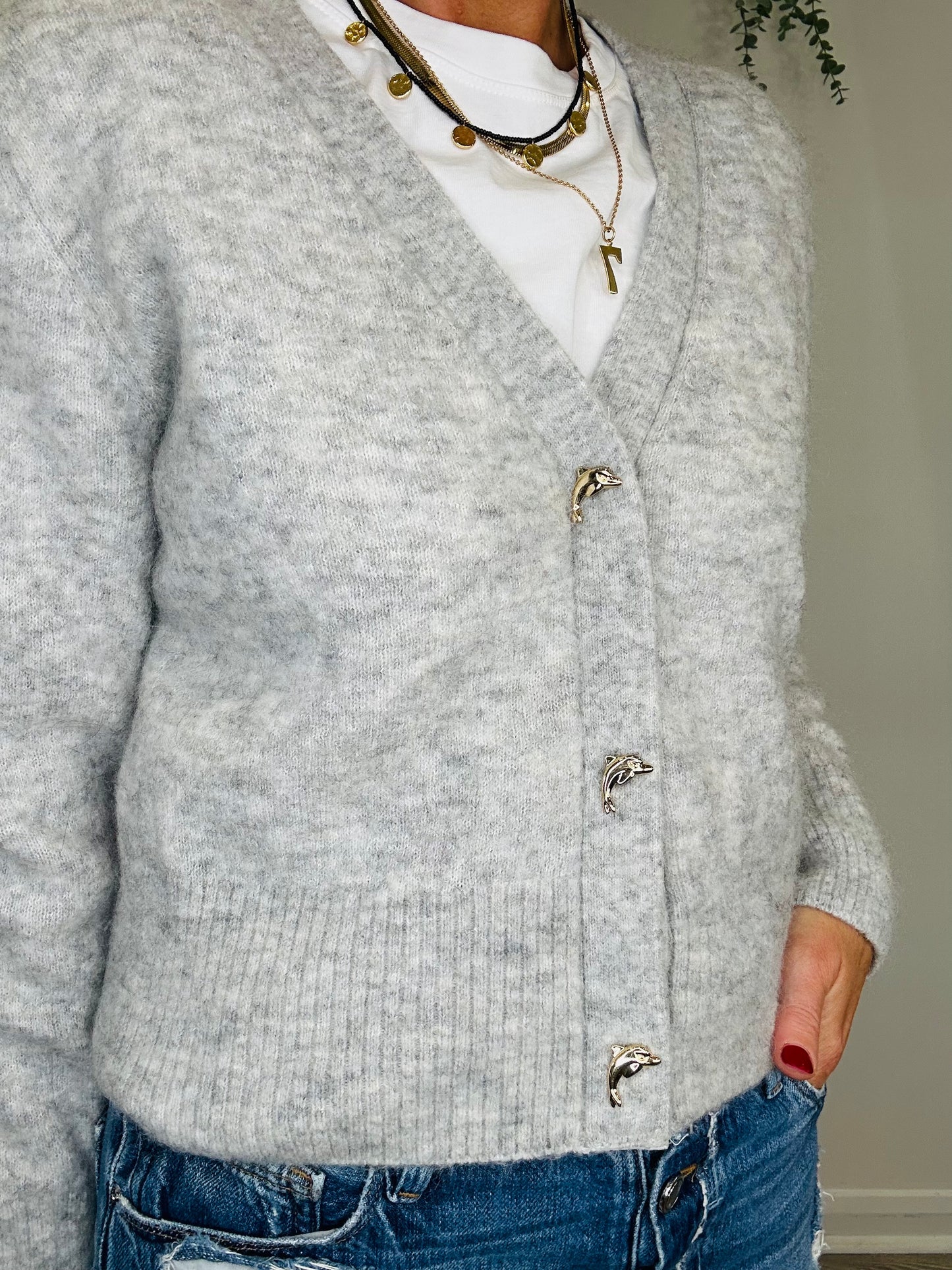 Wool Cardigan - Size M