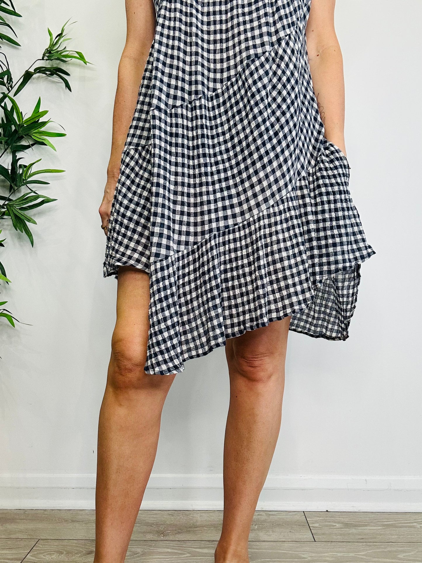 Short Check Dress - Size 10