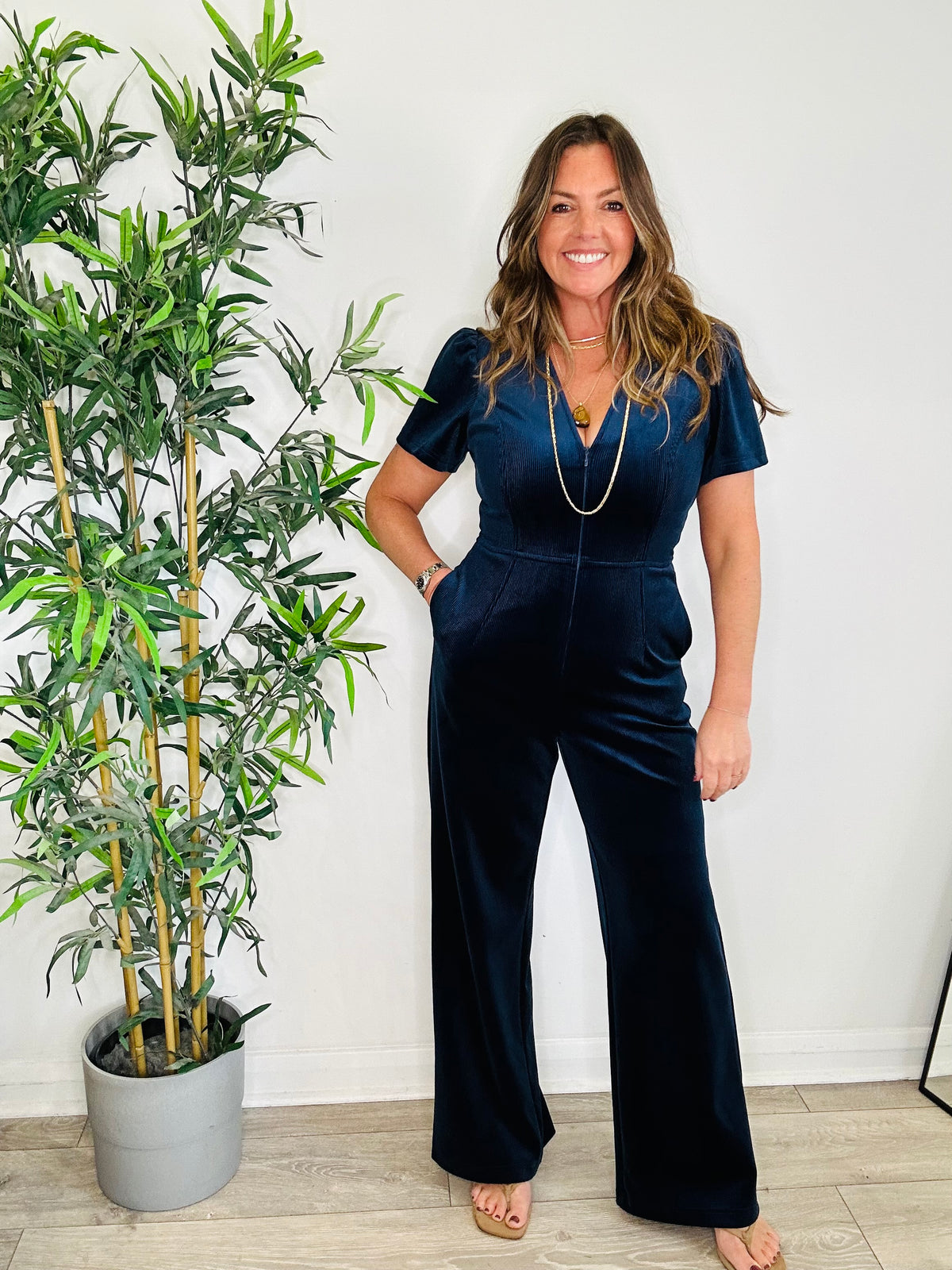 Corduroy Jumpsuit - Size S