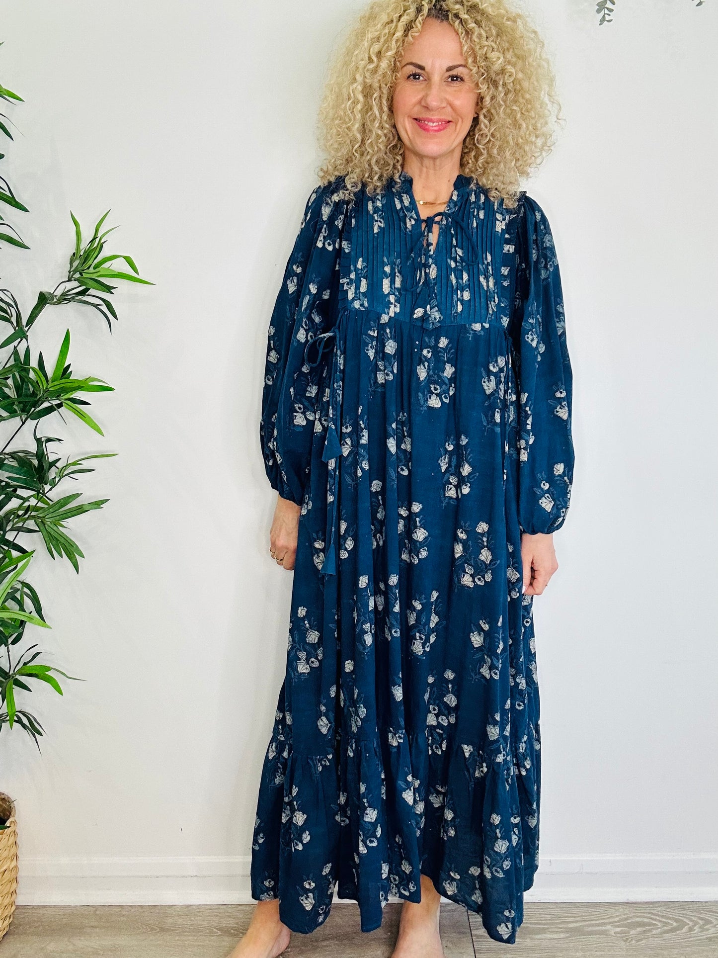 Cotton Maxi Dress - O/S