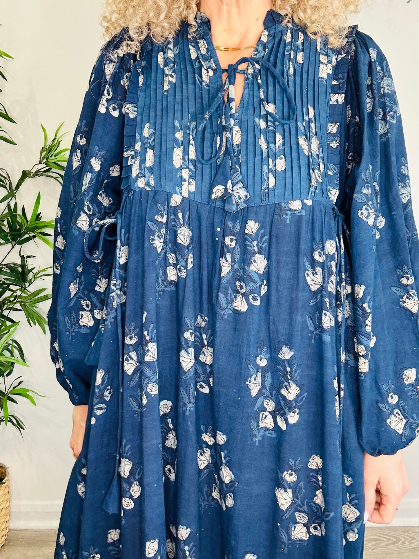 Cotton Maxi Dress - O/S