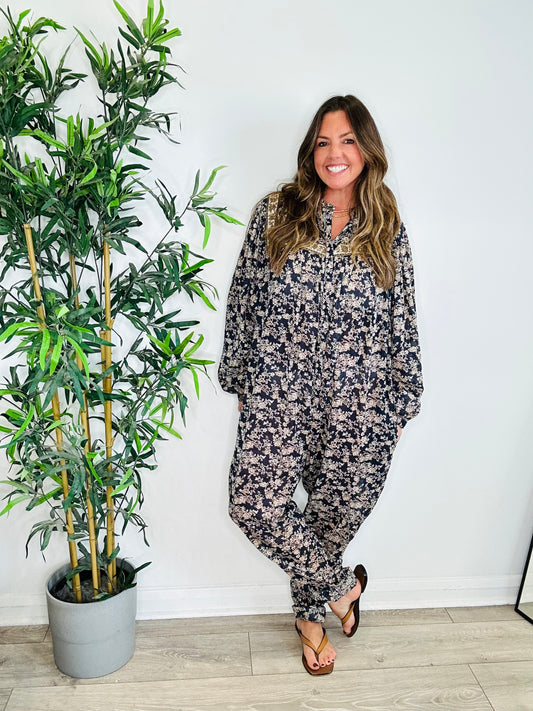 Vasco Cotton Jumpsuit - Size 40