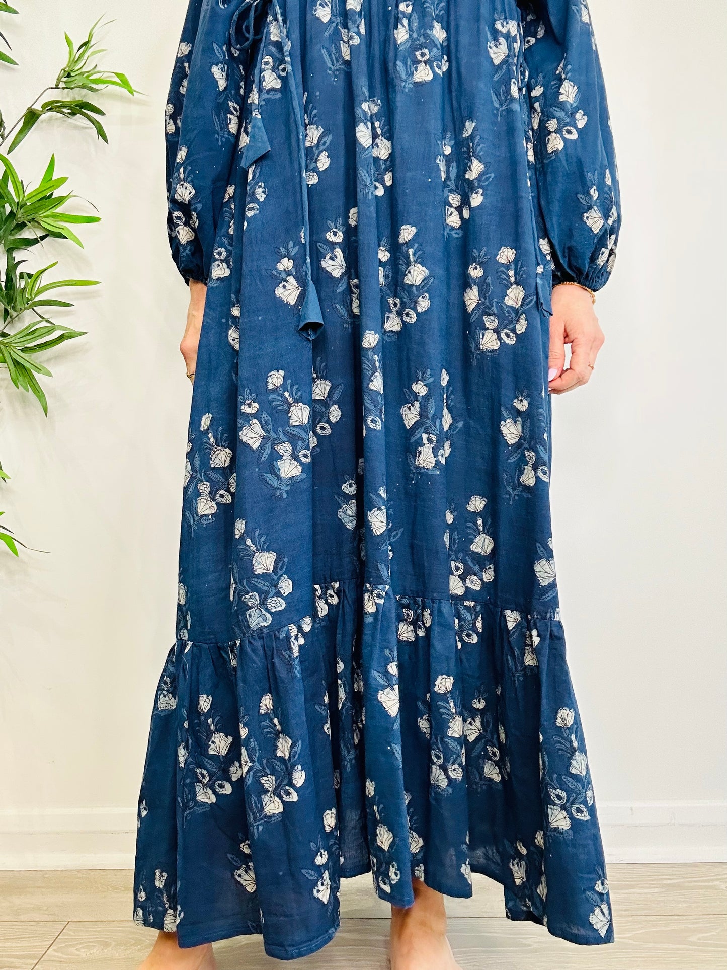 Cotton Maxi Dress - O/S