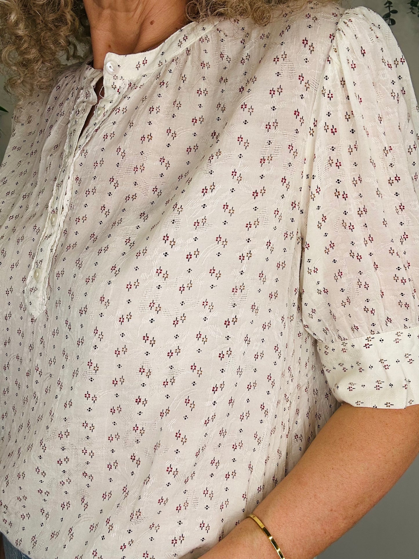 Patterned Blouse - Size 2