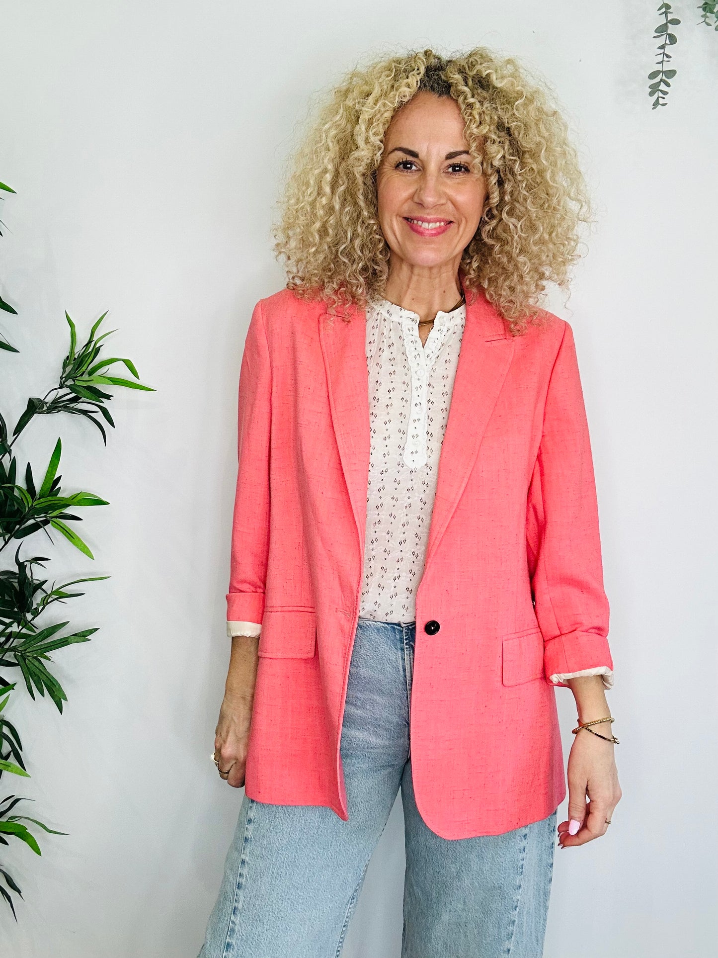 Textured Blazer - Size 16