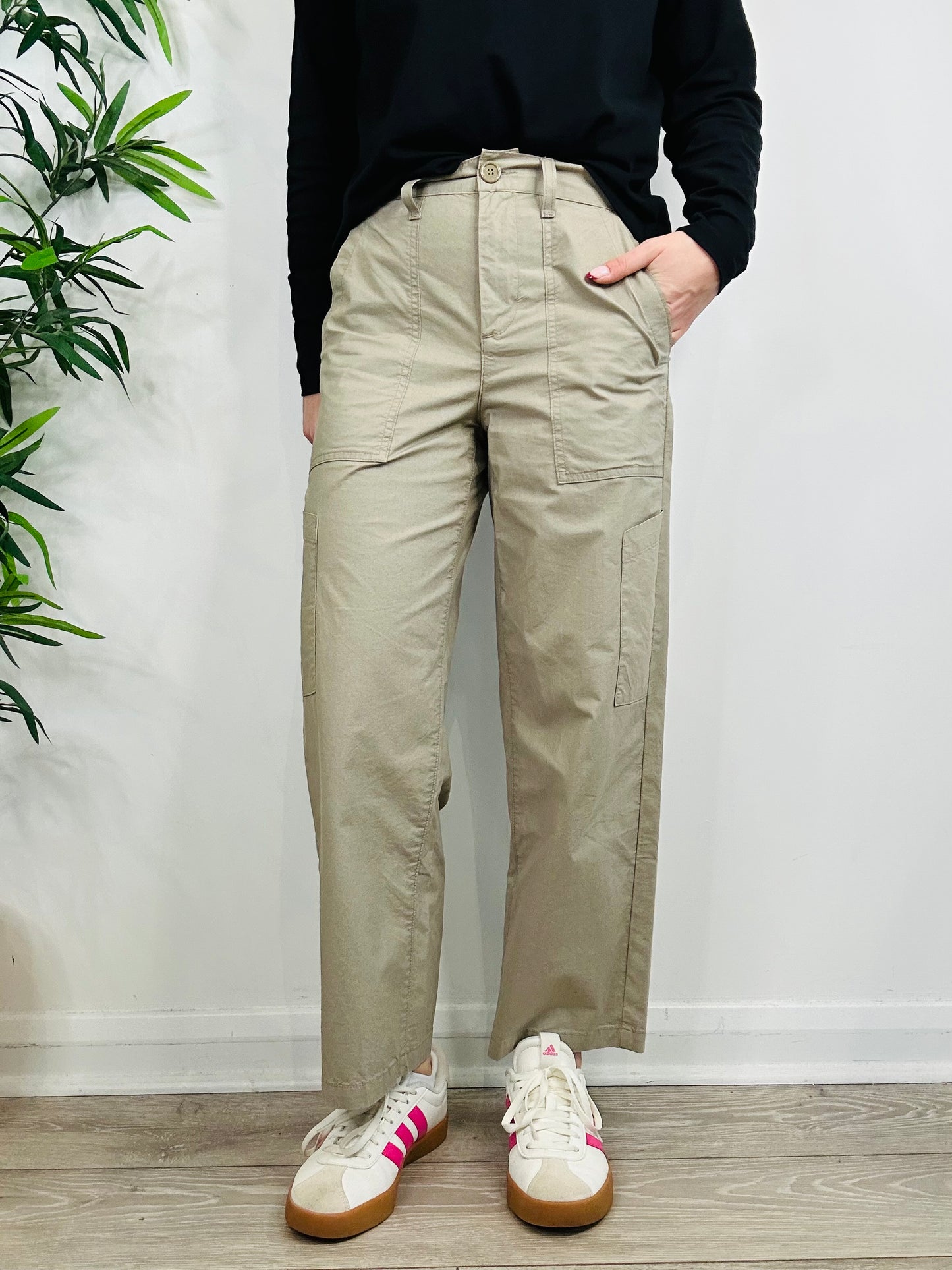 Daria Cotton Trousers - Size 24