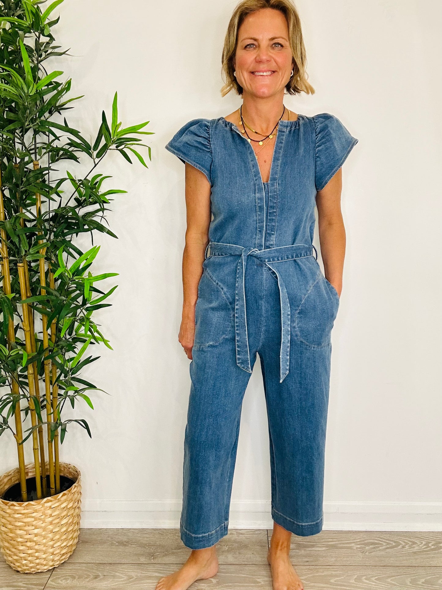 Denim Jumpsuit - Size 1