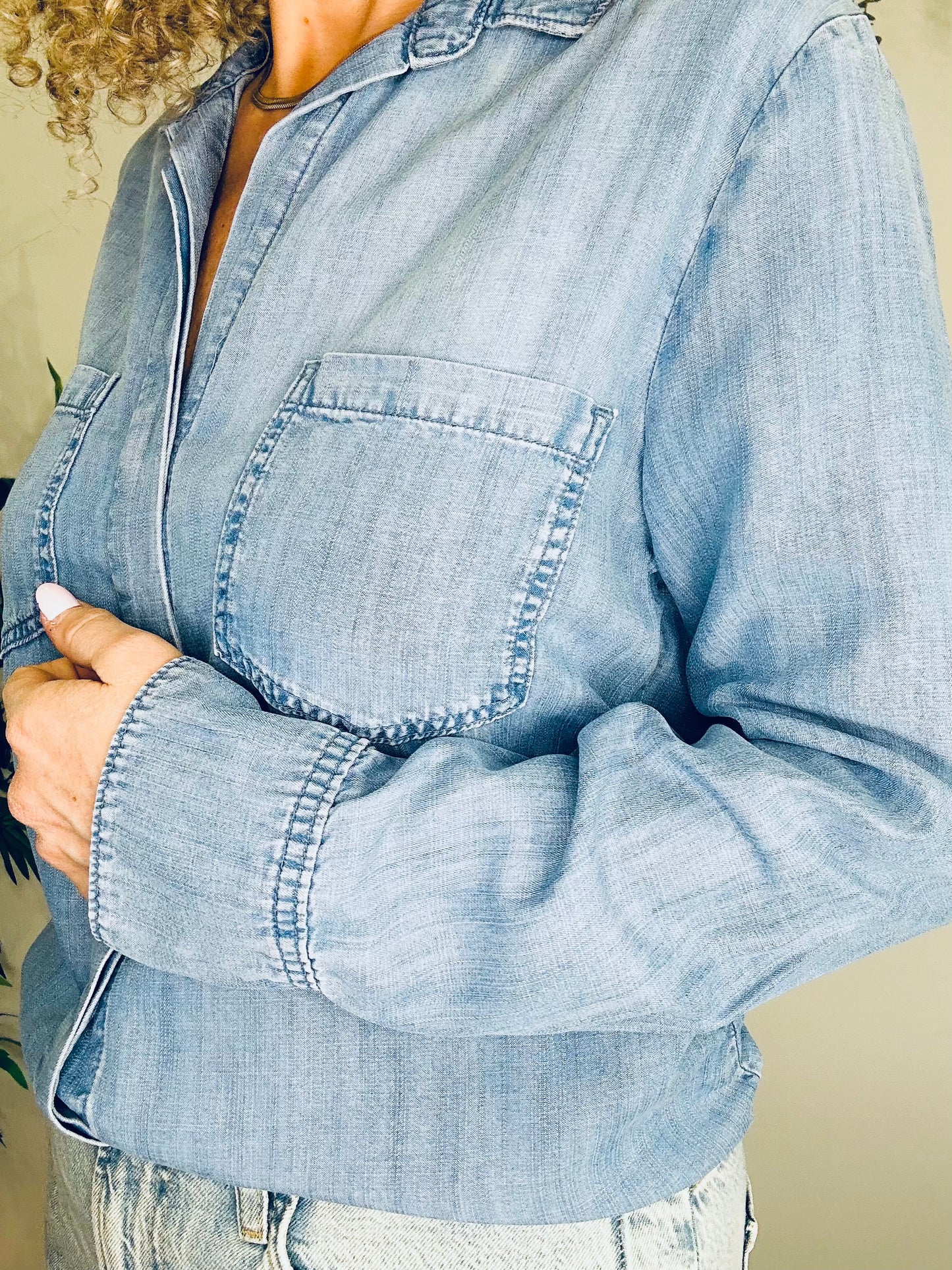 Chambray Shirt - Size M