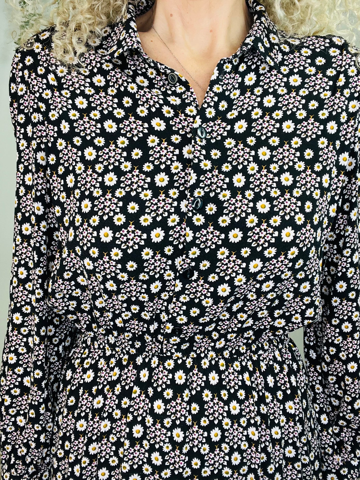 Daisy Print Dress - Size 3