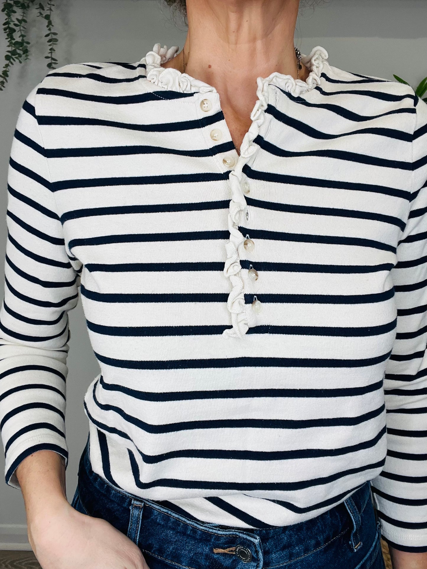 Breton Stripe Top - Size 8