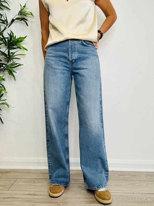Low Slung Baggy Jeans - Size 25