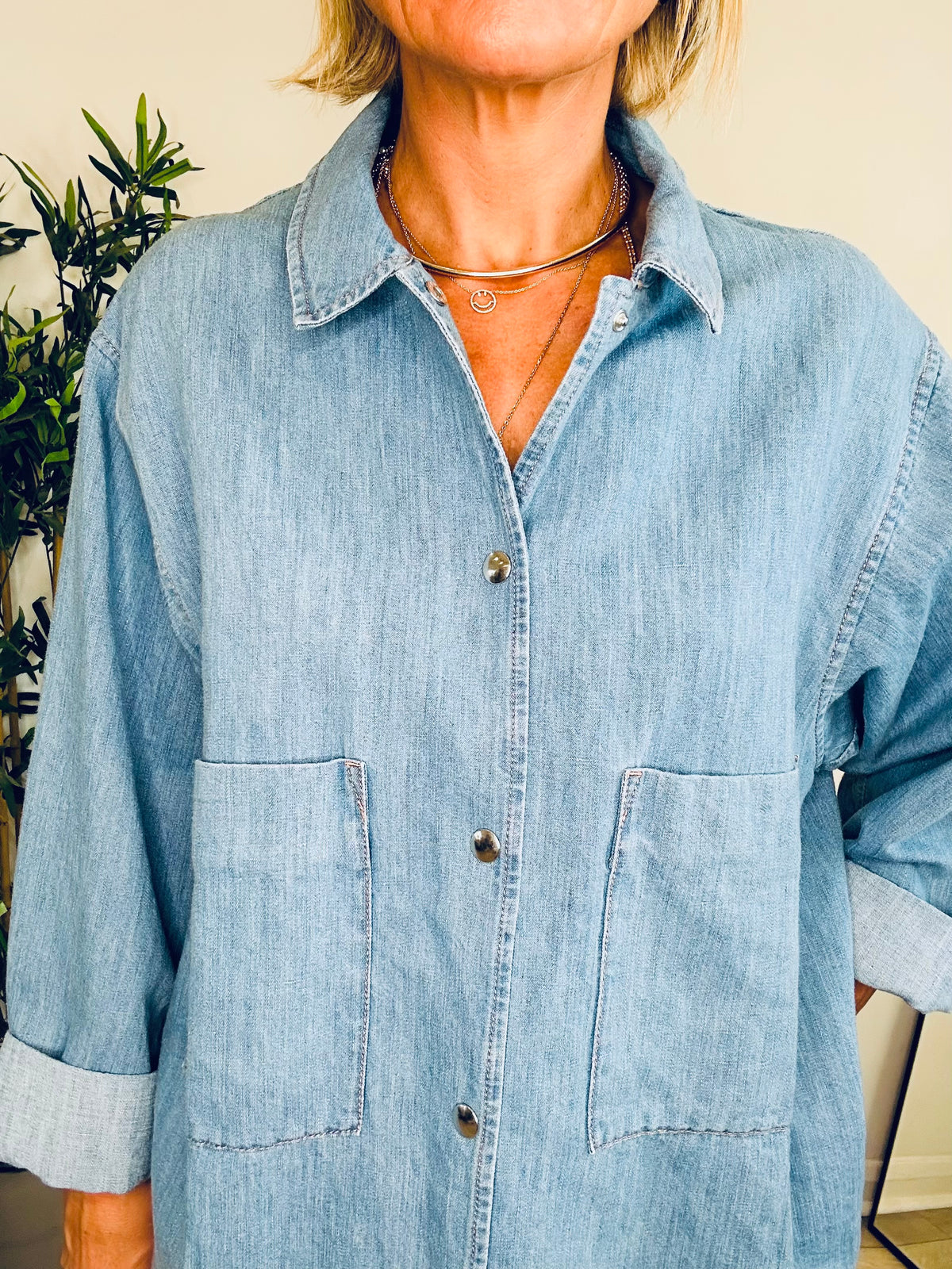 Guancha Denim Shirt - Size S