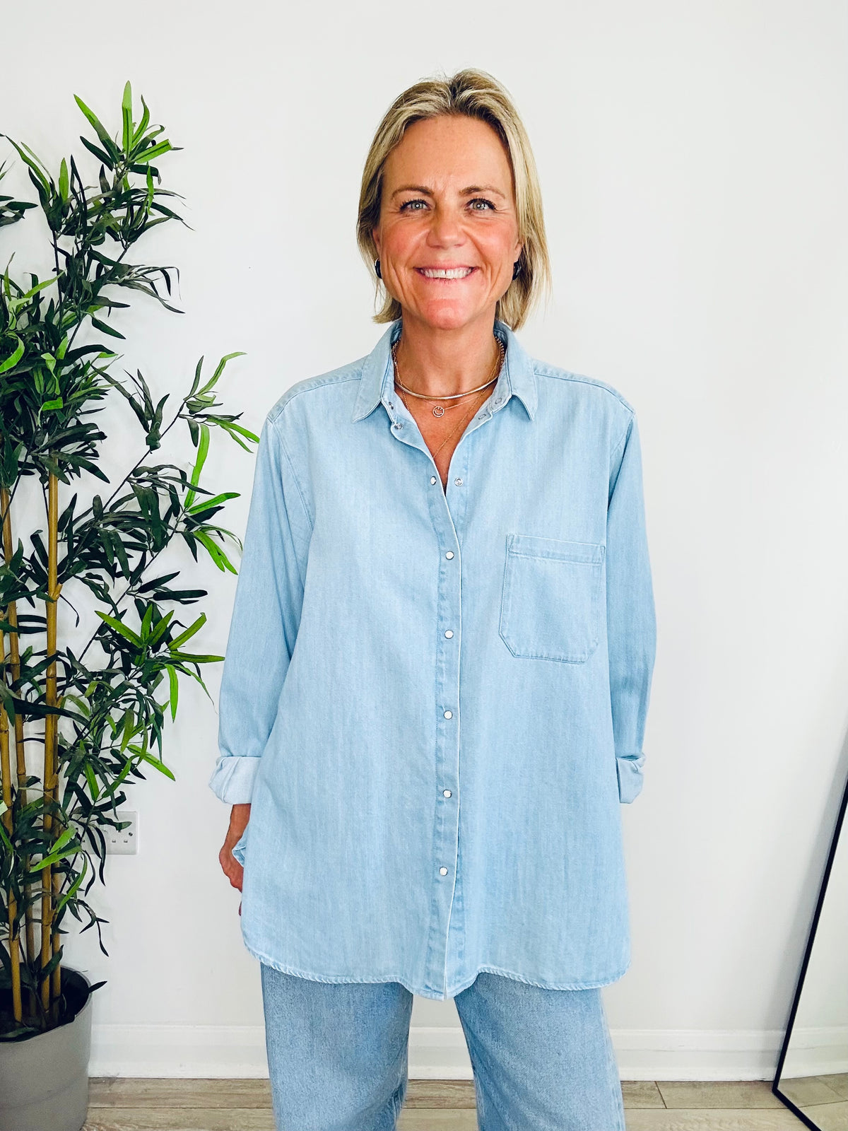 Denim Shirt - Size 42