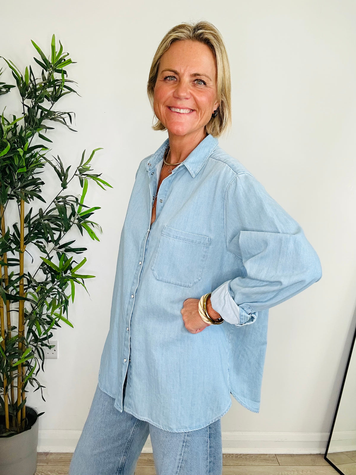Denim Shirt - Size 42