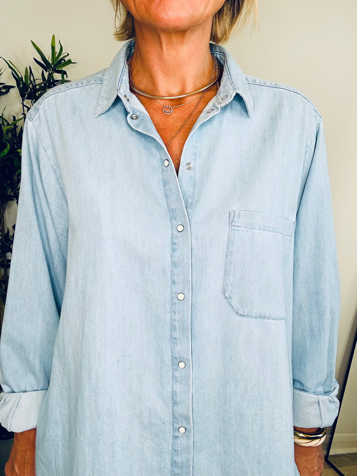 Denim Shirt - Size 42