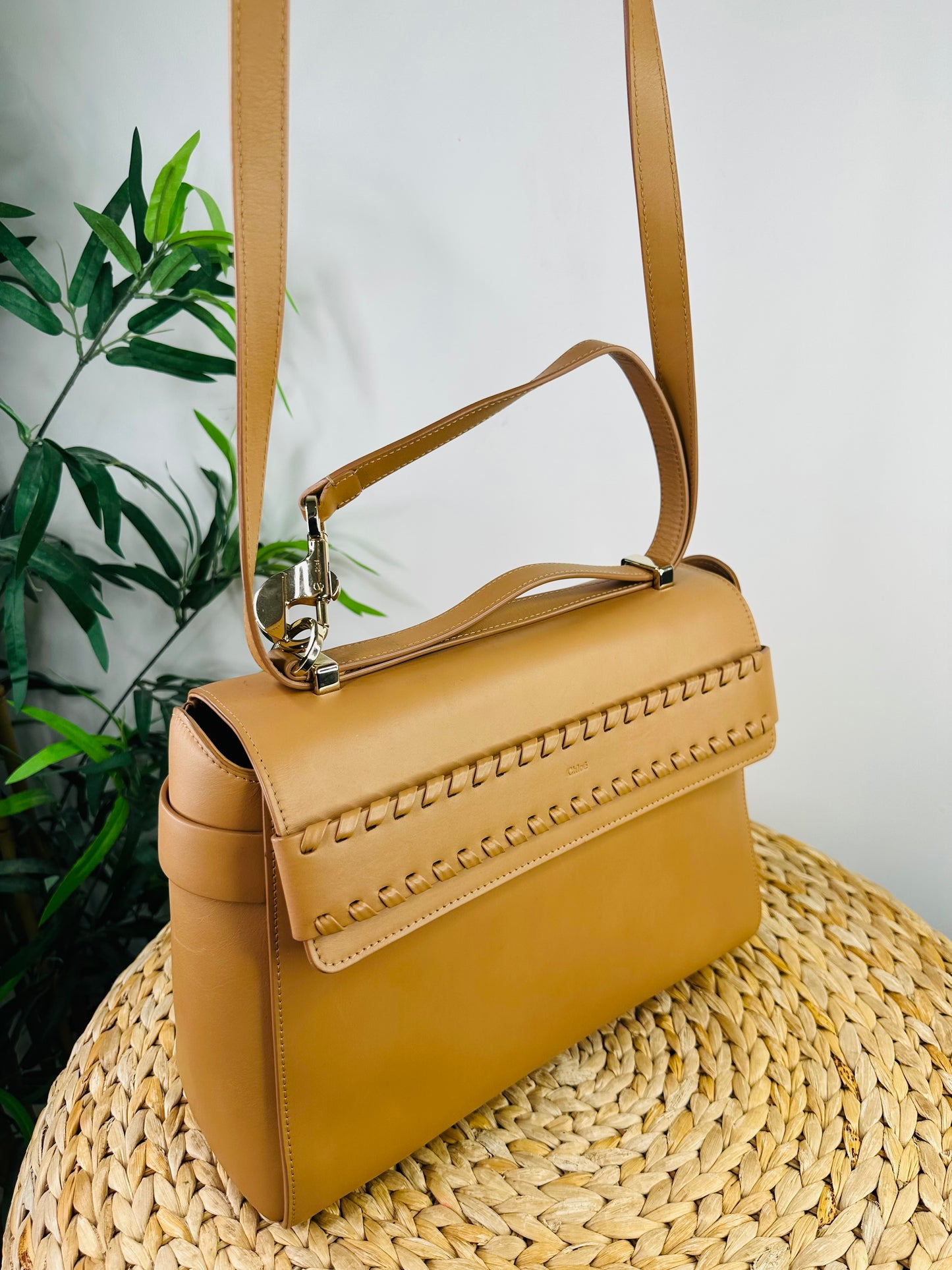 Nacha Leather Crossbody Bag