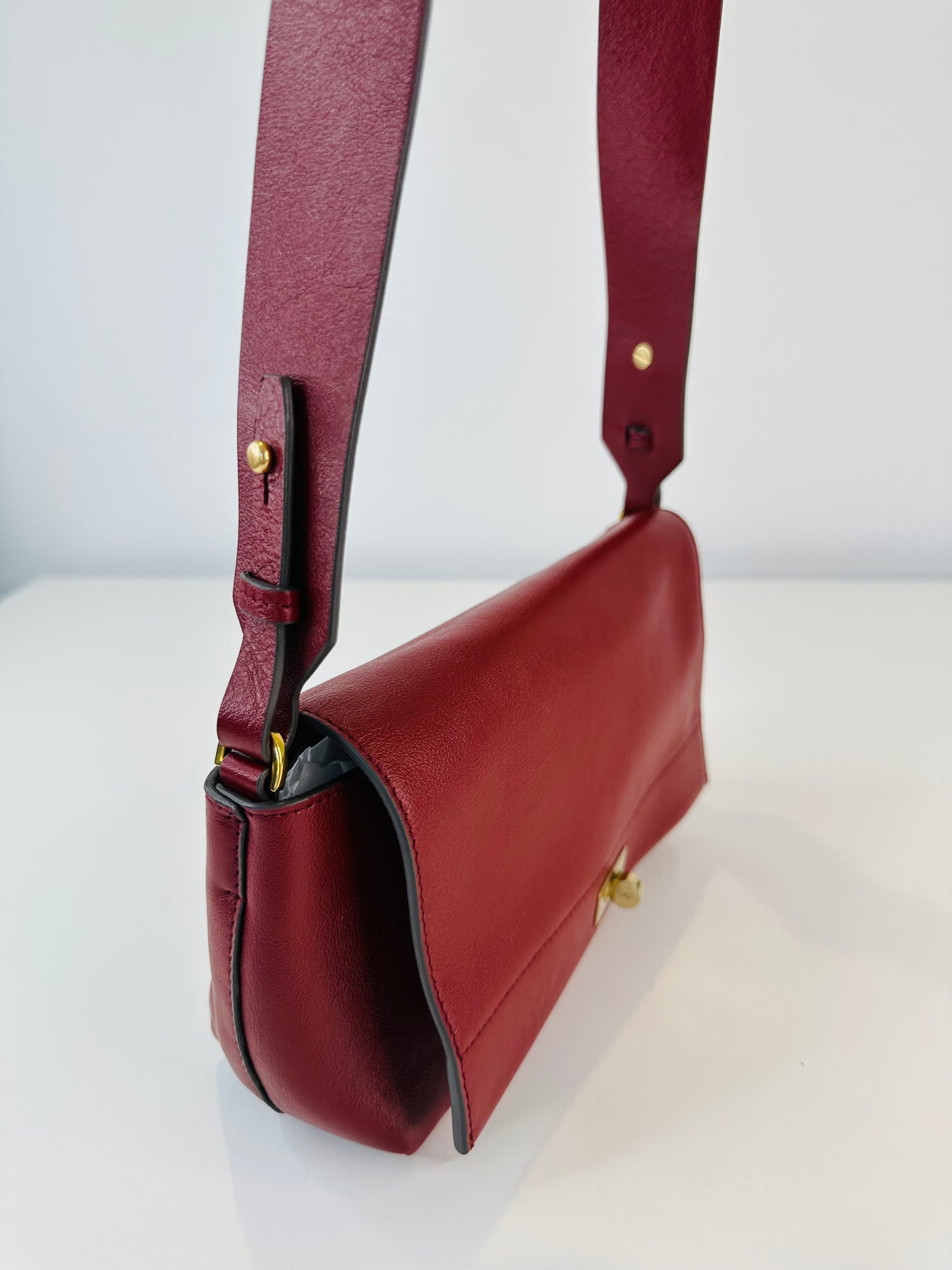 Leather Mortimer Crossbody Bag