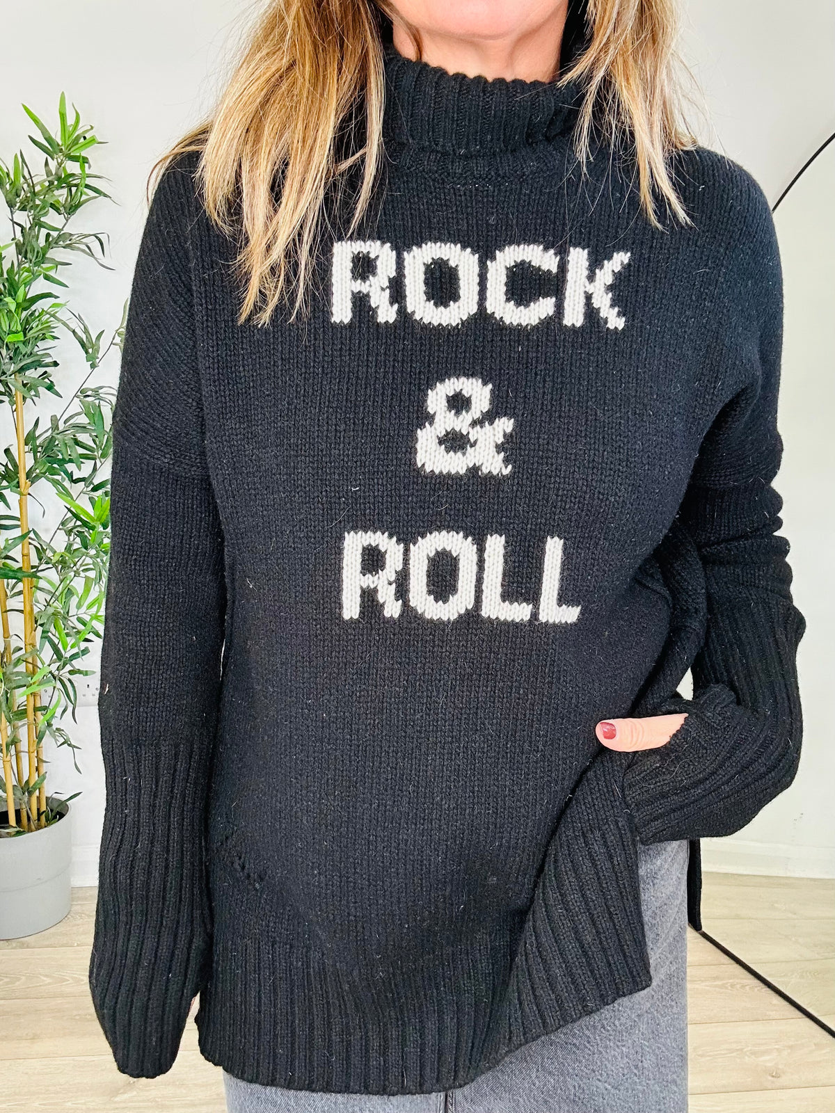 Roll-Neck Jumper - Size M