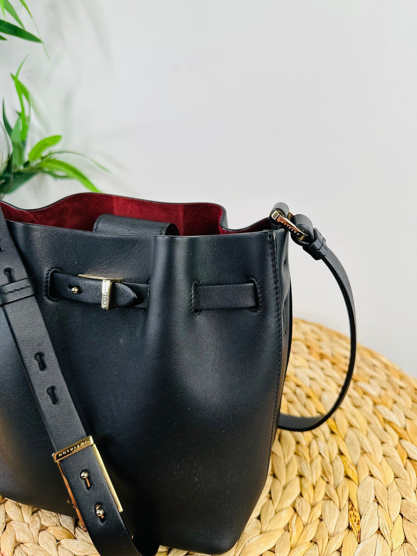 Leather Bucket Bag