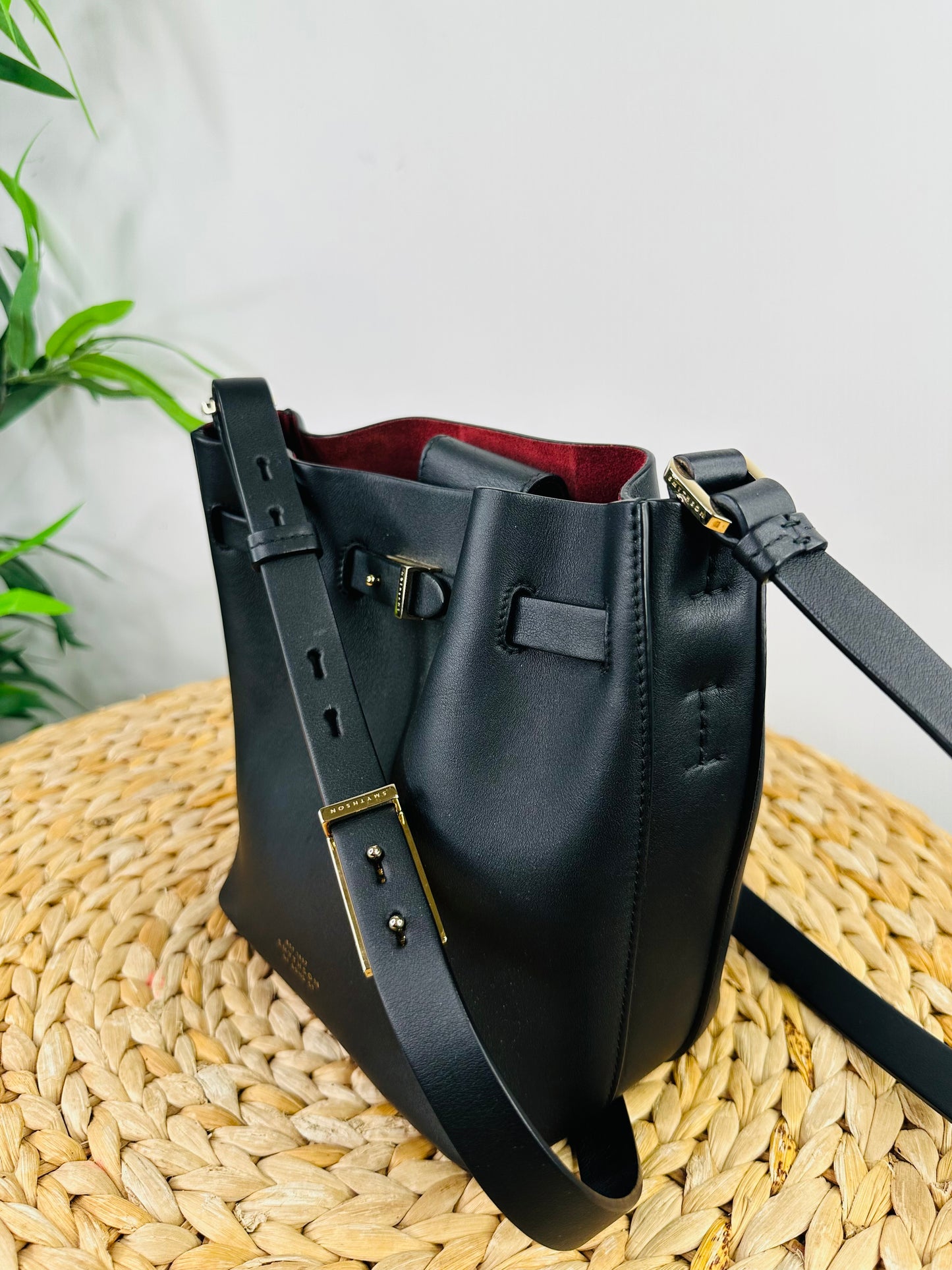 Leather Bucket Bag