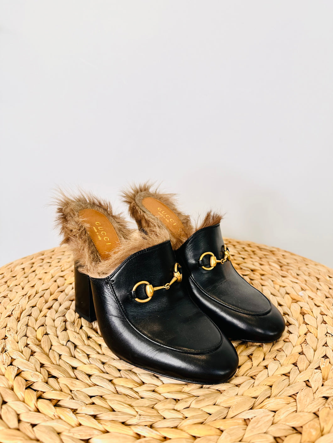 Princetown Heeled Mules - Size 37