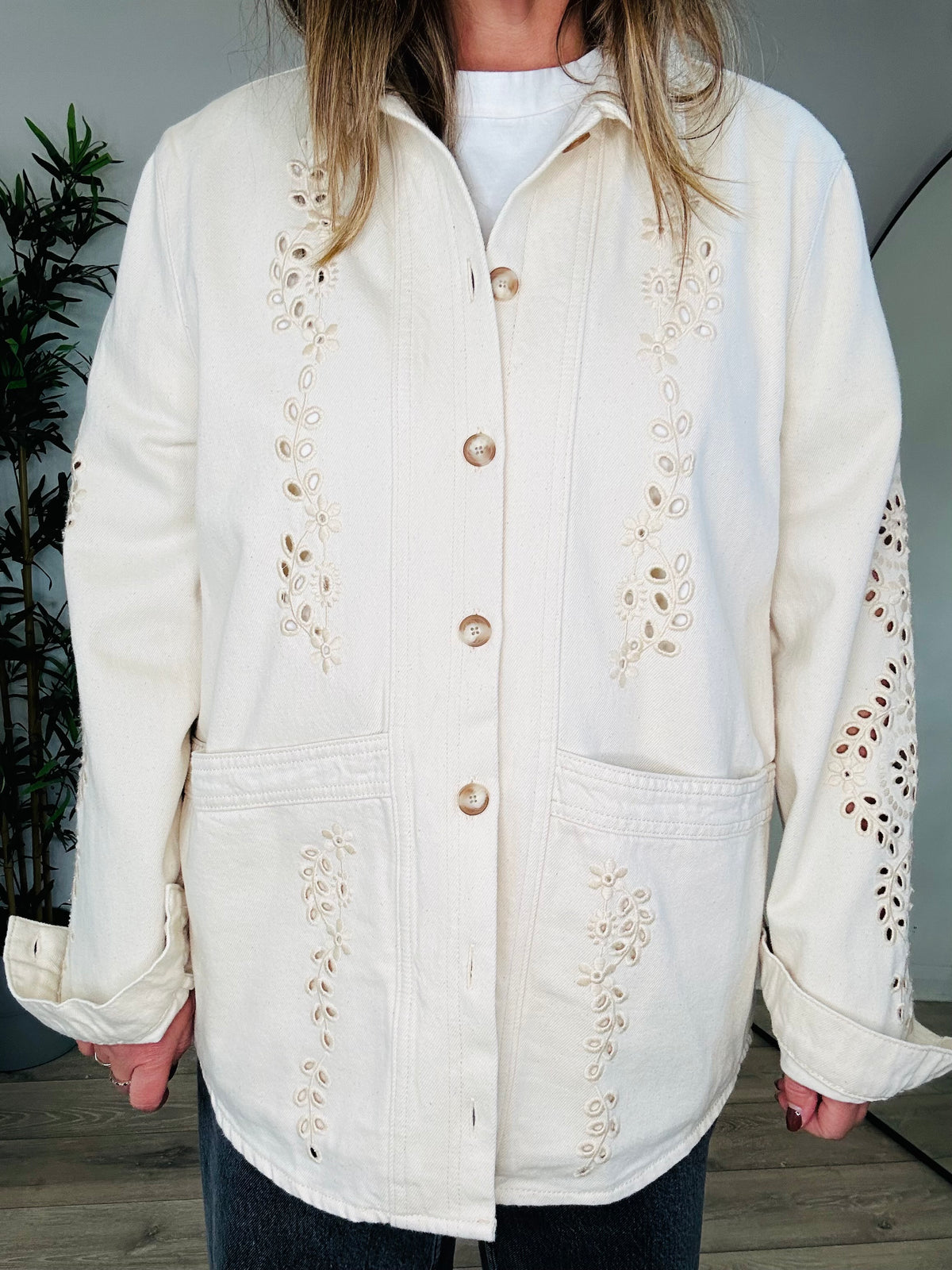 Will Broderie Jacket - Size L