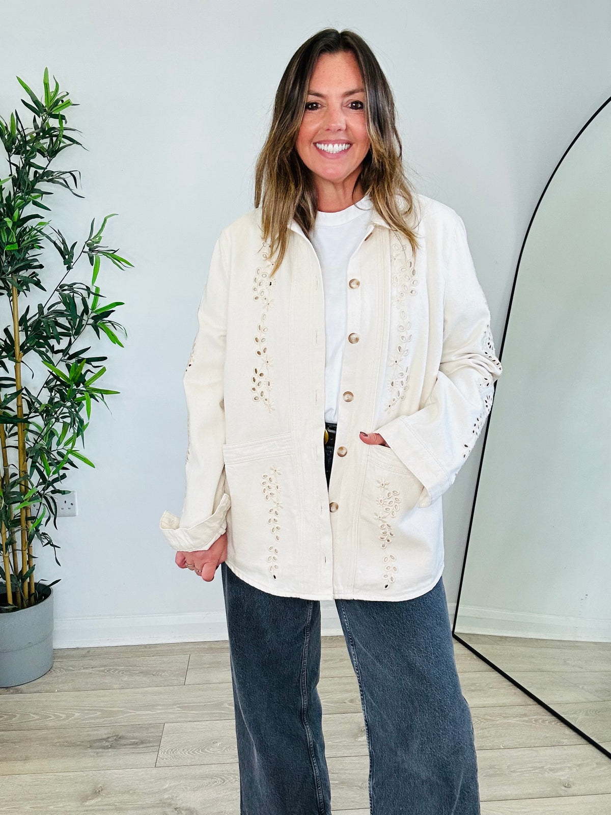 Will Broderie Jacket - Size L