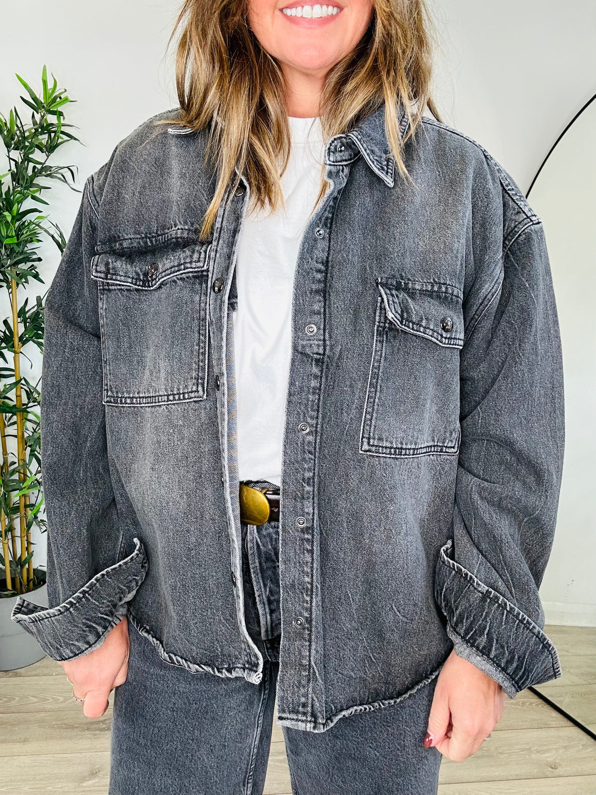 Paxton Denim Shacket - Size M