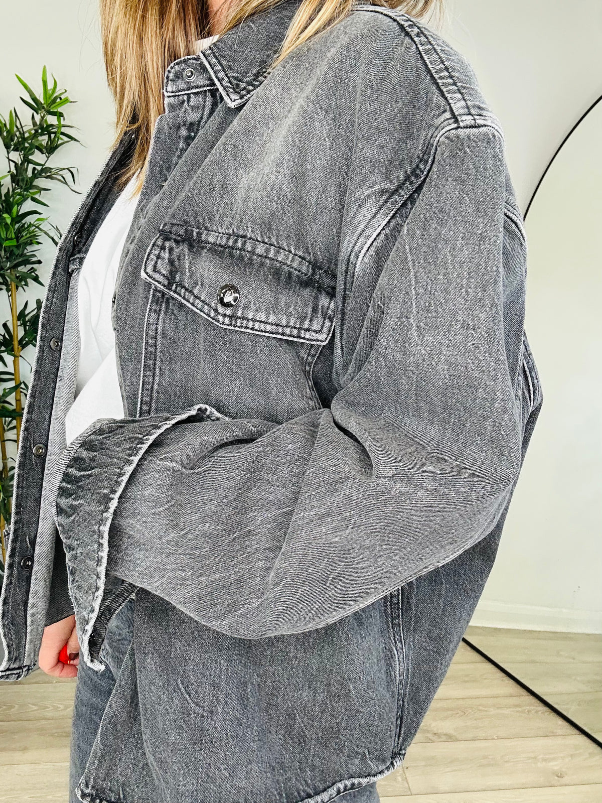 Paxton Denim Shacket - Size M
