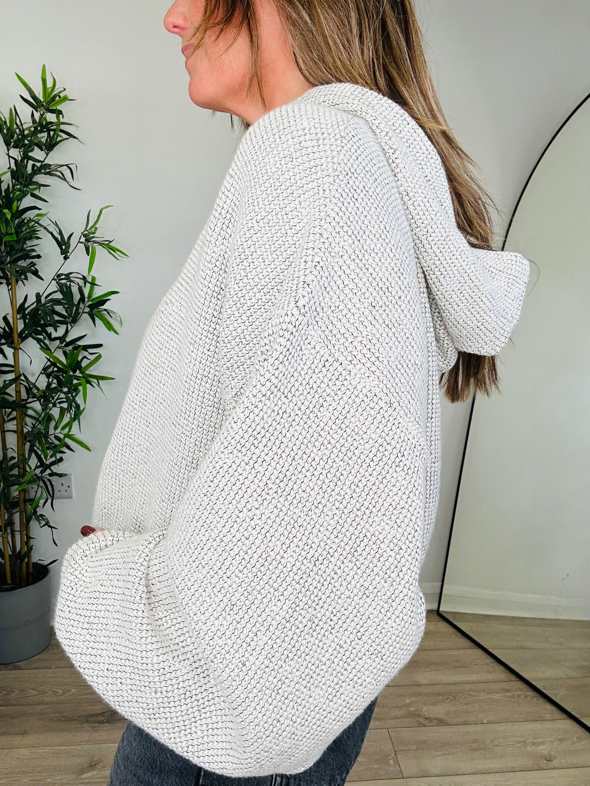 Alec Knitted Hoodie - Size L