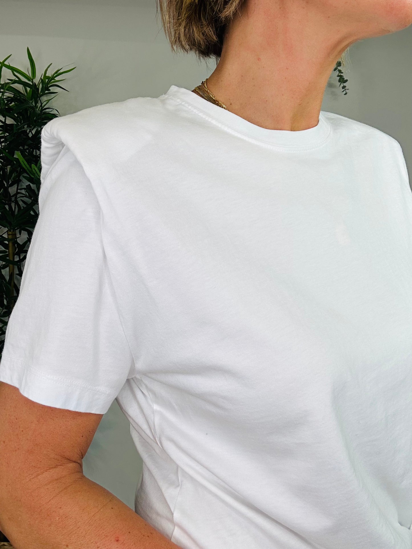 Padded Shoulder Tee - Size 12